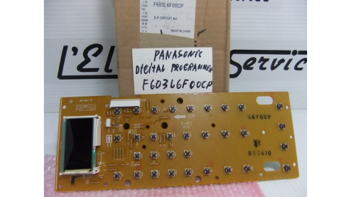 Panasonic F603L6F00CP digital programmer board .